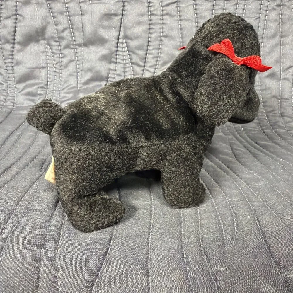 Ty Beanie Babies Collection GiGi Black Poodle Plush w/ Hang Tag 1998 MWMT